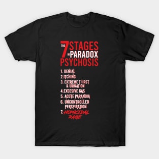 UMBRELLA ACADEMY 2: THE 7 STAGES IN PARADOX PSYCHOSIS (BLACK) T-Shirt